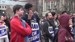 哥大研究生罢工罢课 催校方上谈判桌 哥大研究生罢工罢课 催校方上谈判桌