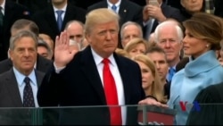 川普宣誓就任美国第45任总统 川普宣誓就任美国第45任总统