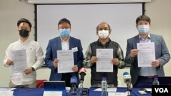 香港民意研究所调查显示,只有52%受访者会去投票创历史新低。 (美国之音 汤惠芸拍摄)