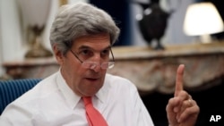 美国国务卿克里对记者发表谈话(2017年1月15日)