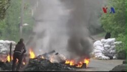 Phe nổi dậy thân Nga bắn rơi 2 máy bay trực thăng Ukraine Phe nổi dậy thân Nga bắn rơi 2 máy bay trực thăng Ukraine