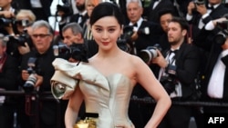 2018年5月11日中国演员范冰冰在法国南部的戛纳电影节参加电影《江湖儿女》（Ash is Purest White）放映会。 