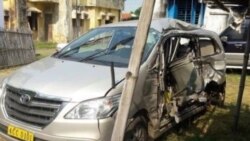 ကာလကတ္တား မြန်မာကောင်စစ်ဝန် ကားတိုက်ကွယ်လွန် ကာလကတ္တား မြန်မာကောင်စစ်ဝန် ကားတိုက်ကွယ်လွန်