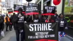 快餐业工人要求结束剥削、增加工资 快餐业工人要求结束剥削、增加工资