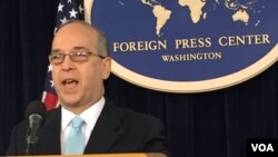 美国助理国务卿拉塞尔(美国之音张蓉湘拍摄)