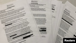 2018年2月24日公布的民主党备忘录(路透社)