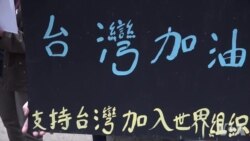 纽约台湾人抗议世卫大会拒邀台北 纽约台湾人抗议世卫大会拒邀台北