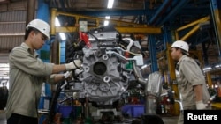 福特汽车制造公司在越南海阳省的分厂。(资料照)